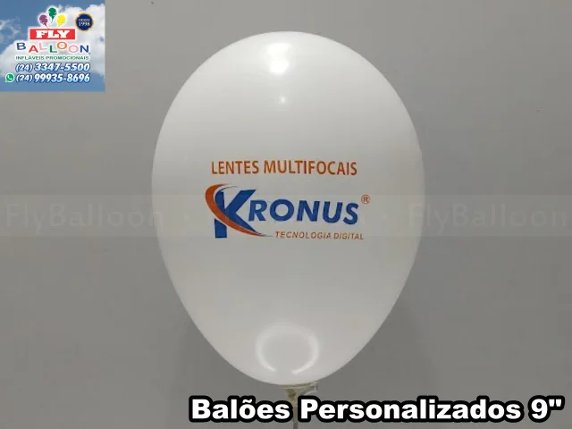 Balão personalizado Kronus Lentes Multifocais — balão promocional
